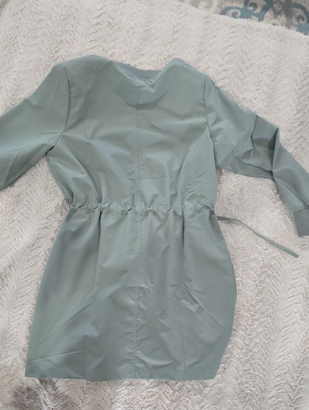 Lightweight Drawstring Trench Jacket - Picture 5 of 5